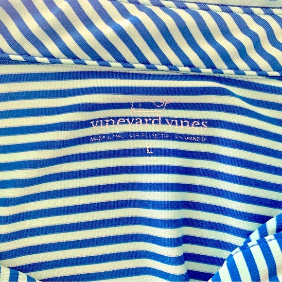 Vineyard Vines Blue Striped Men's Shirt - Picture 4 of 4